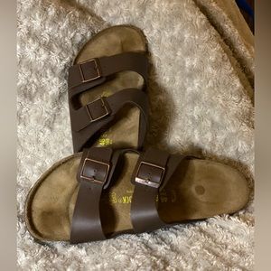 Men’s Birkenstock size 46 OR 13-13.5 US; EUC worn once or twice; see pictures